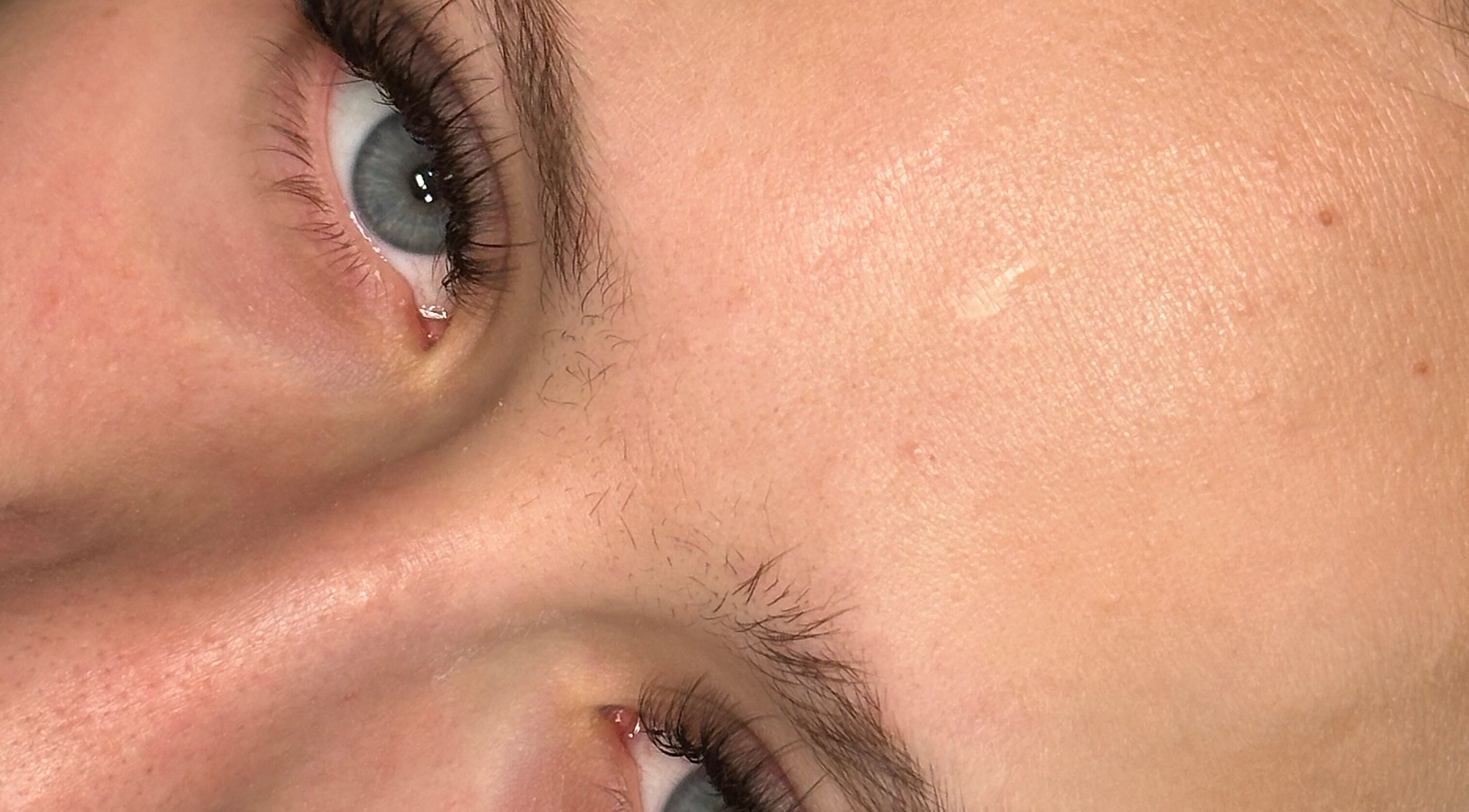 Lash extensions at Lashedbyval.x in Wellingborough, England, GB highlighting detailed eye beauty.