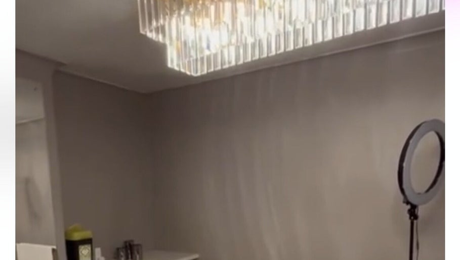 Elegant chandelier at VV Permanent - Hornchurch Training Location in Hornchurch, England, GB.