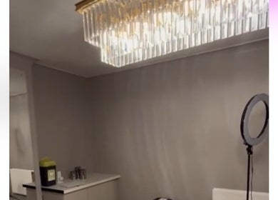 Elegant chandelier at VV Permanent - Hornchurch Training Location in Hornchurch, England, GB.