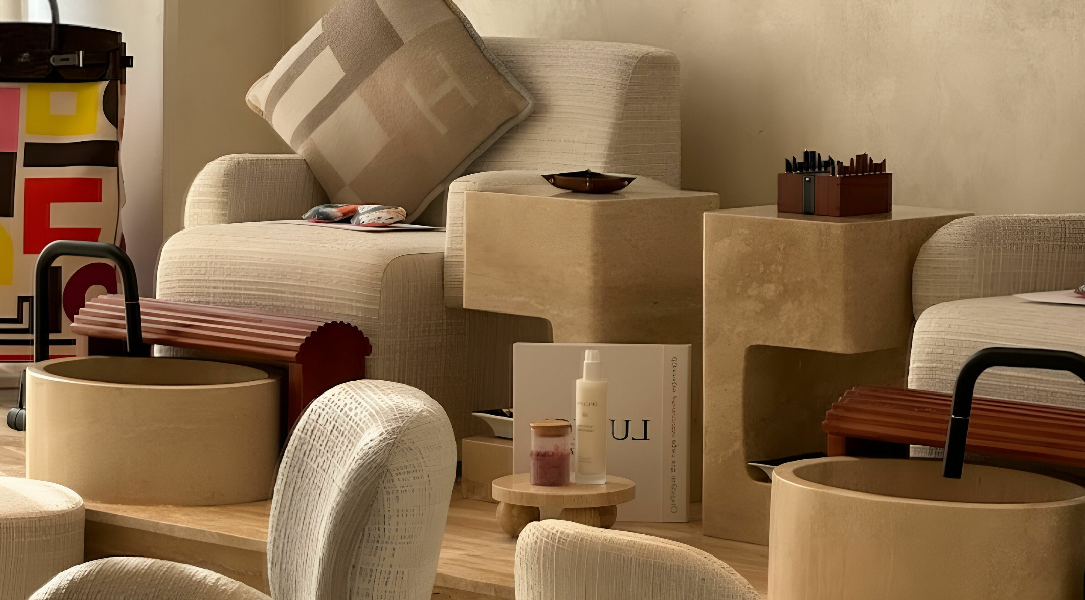 Luxurious pedicure stations at GAARA SPA, Doha, Doha Municipality, QA offer comfort and elegance.