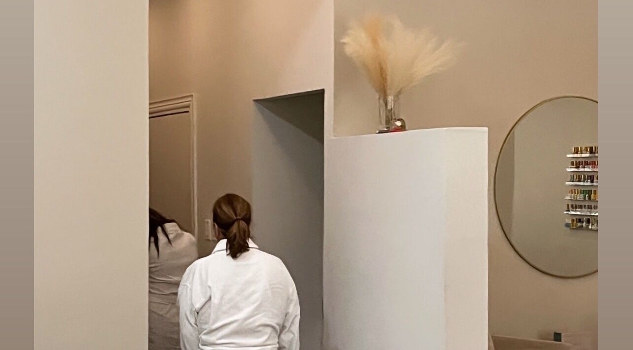 Calming corridor at Zurich Beauty and Spa, Montego Bay, St. James Parish, JM, featuring elegant decor.