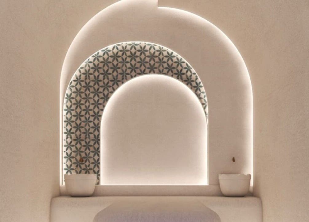 Elegant arch design in Sultana Spa LLC, Dubai, AE showcasing calming wellness ambiance.