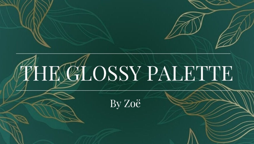Elegant leaf design with 'The Glossy Palette' text at Cape Town, Western Cape, ZA.