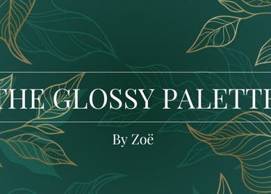Elegant leaf design with 'The Glossy Palette' text at Cape Town, Western Cape, ZA.