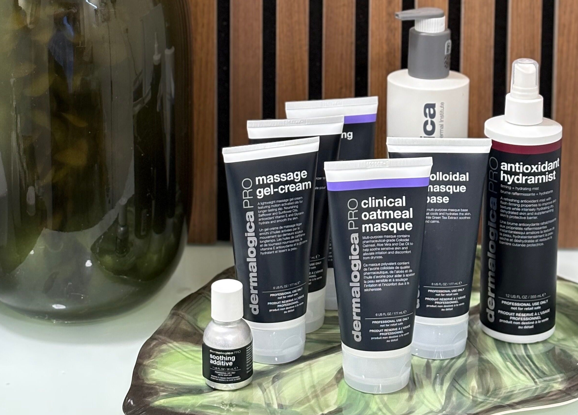 A variety of skincare products at Sage Beauty By Charelle in Kilmacolm, Scotland, GB.