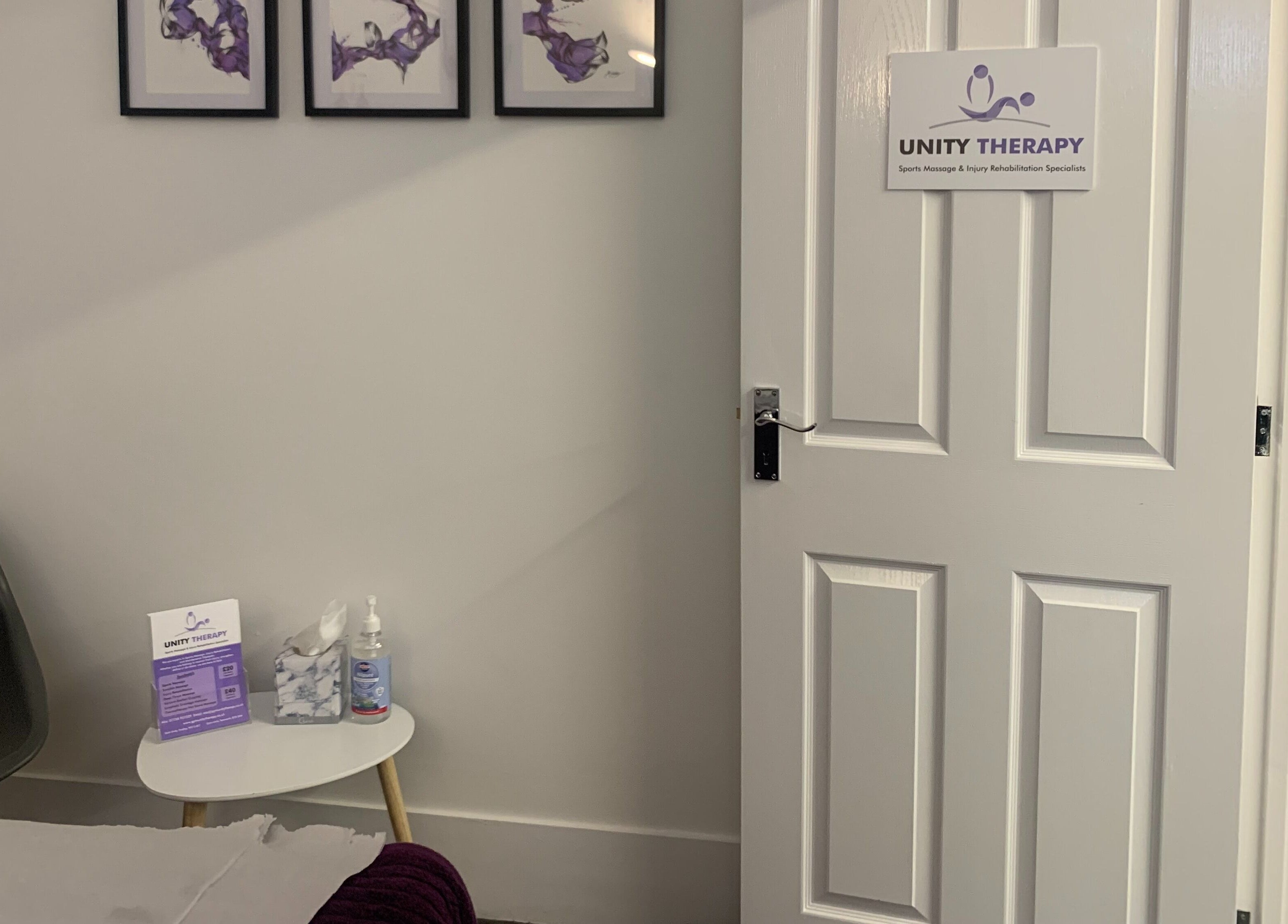 Calm interior at Unity Therapy - Tamworth - B78 3RW in Fazeley, England, GB, featuring soothing decor.