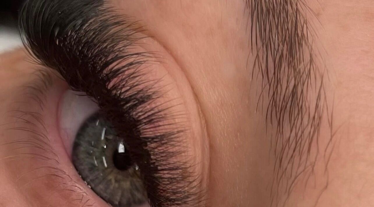 Close-up of lush eyelashes at Z Boutique Bar, Punchbowl, New South Wales, AU.