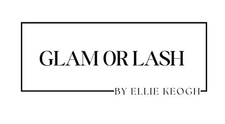 Glamorlash.ie logo in Dublin, County Dublin, IE. Elegant black text with sleek design.
