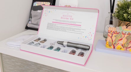 Booster starter kit at MamiYaba Salon, London, England, GB, showcasing beauty and wellness products.