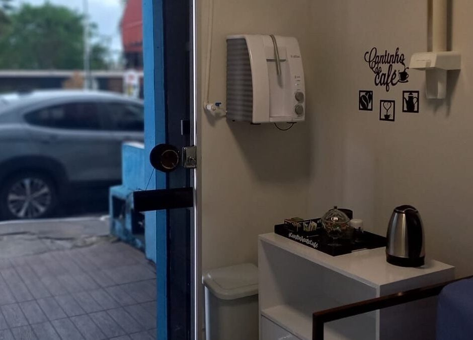 Canto do café acolhedor em Litoral Pés Podologia Integrada, Bahia, Bahia, BR.