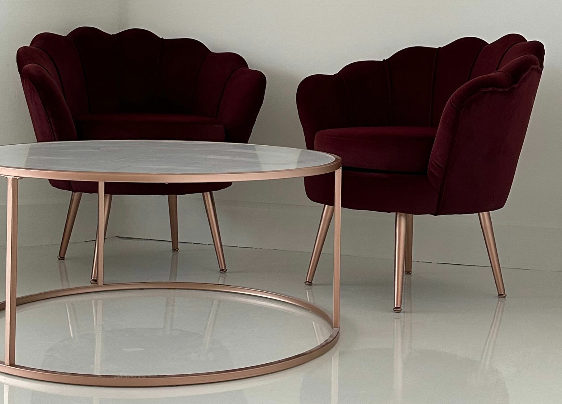 Chic seating area at Bordo Lash Lounge and Academy Ltd., Maple Ridge, British Columbia, CA.