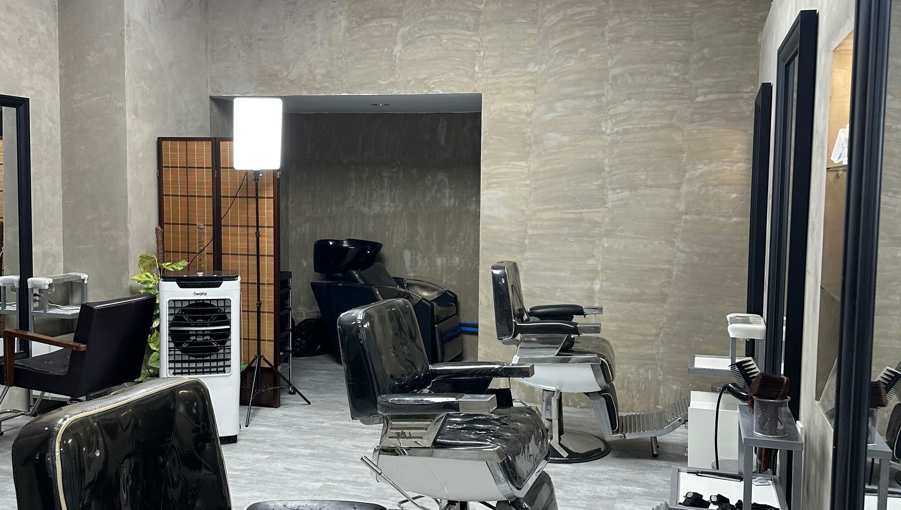 Modern salon chairs and mirrors at La Trinidad Branch, La Trinidad, Benguet, PH.