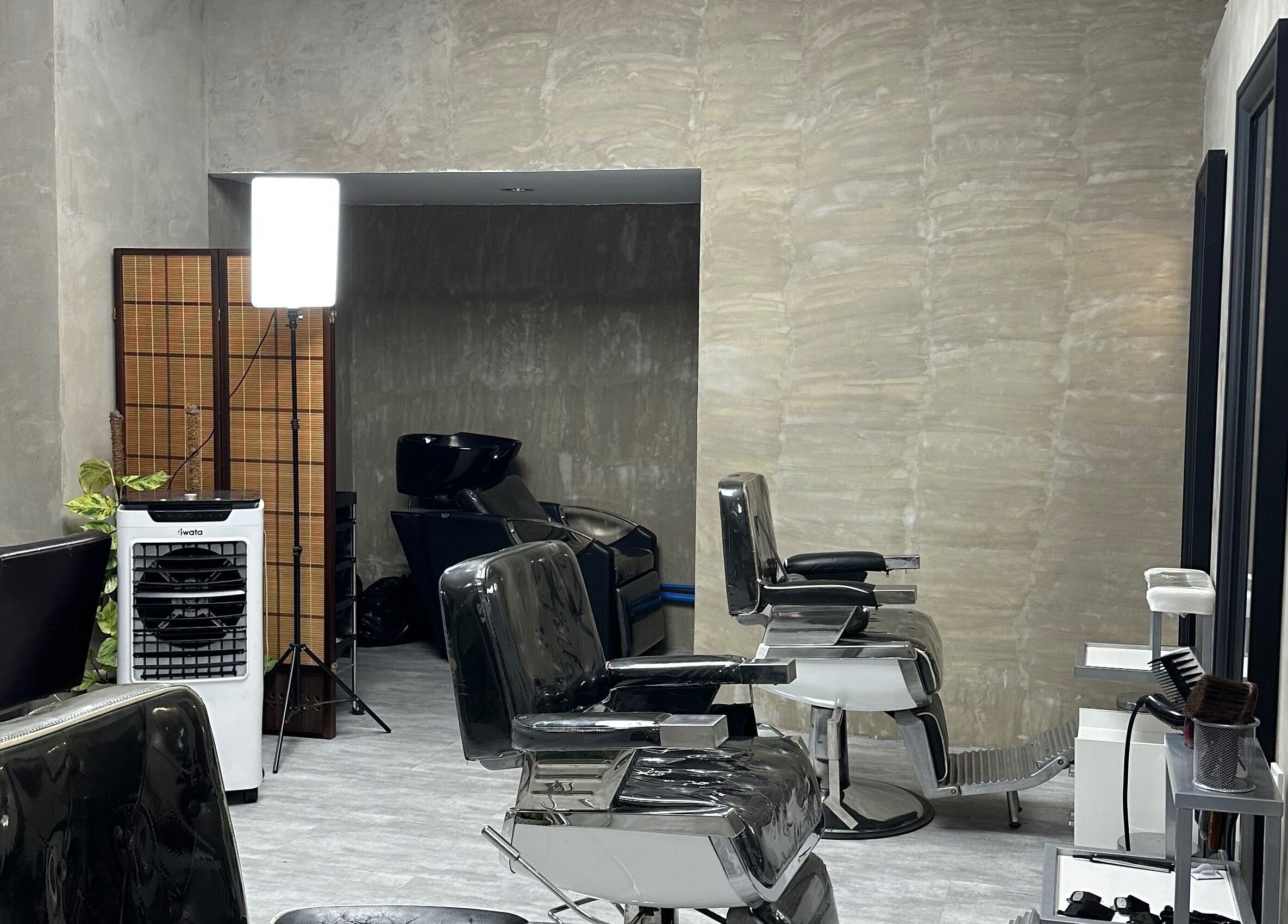 Modern salon chairs and mirrors at La Trinidad Branch, La Trinidad, Benguet, PH.