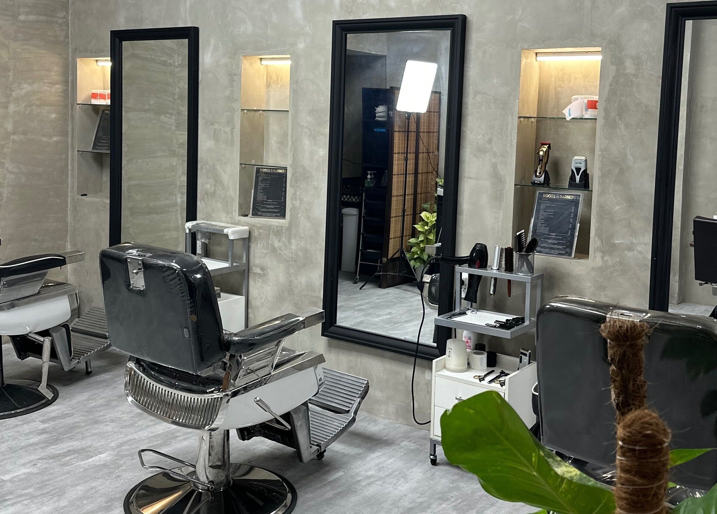 Modern salon chairs and mirrors at La Trinidad Branch, La Trinidad, Benguet, PH.