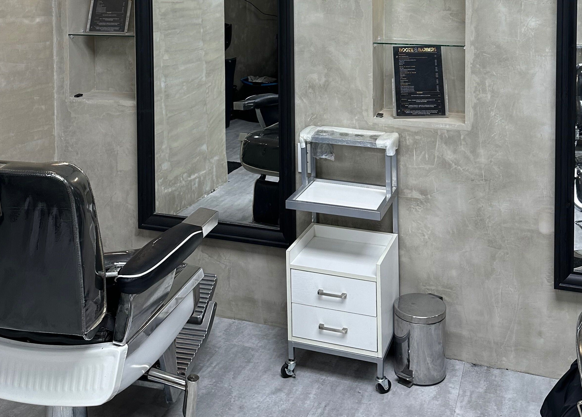 La Trinidad Branch salon interior with stylish chairs and mirrors in La Trinidad, Benguet, PH.