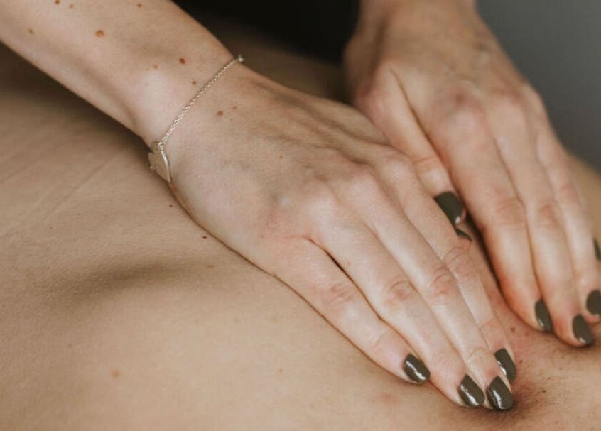 Massage therapy session at Beauty by Abbi, Grimsby, England, GB, showcasing relaxation techniques.