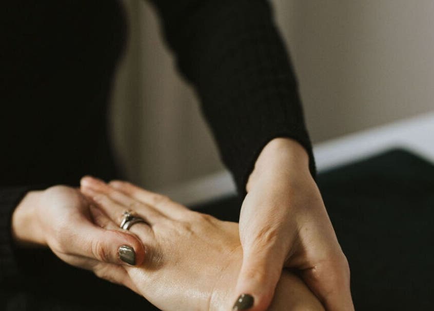 Relaxing hand massage at Beauty by Abbi, Grimsby, England, GB, offering a soothing wellness experience.