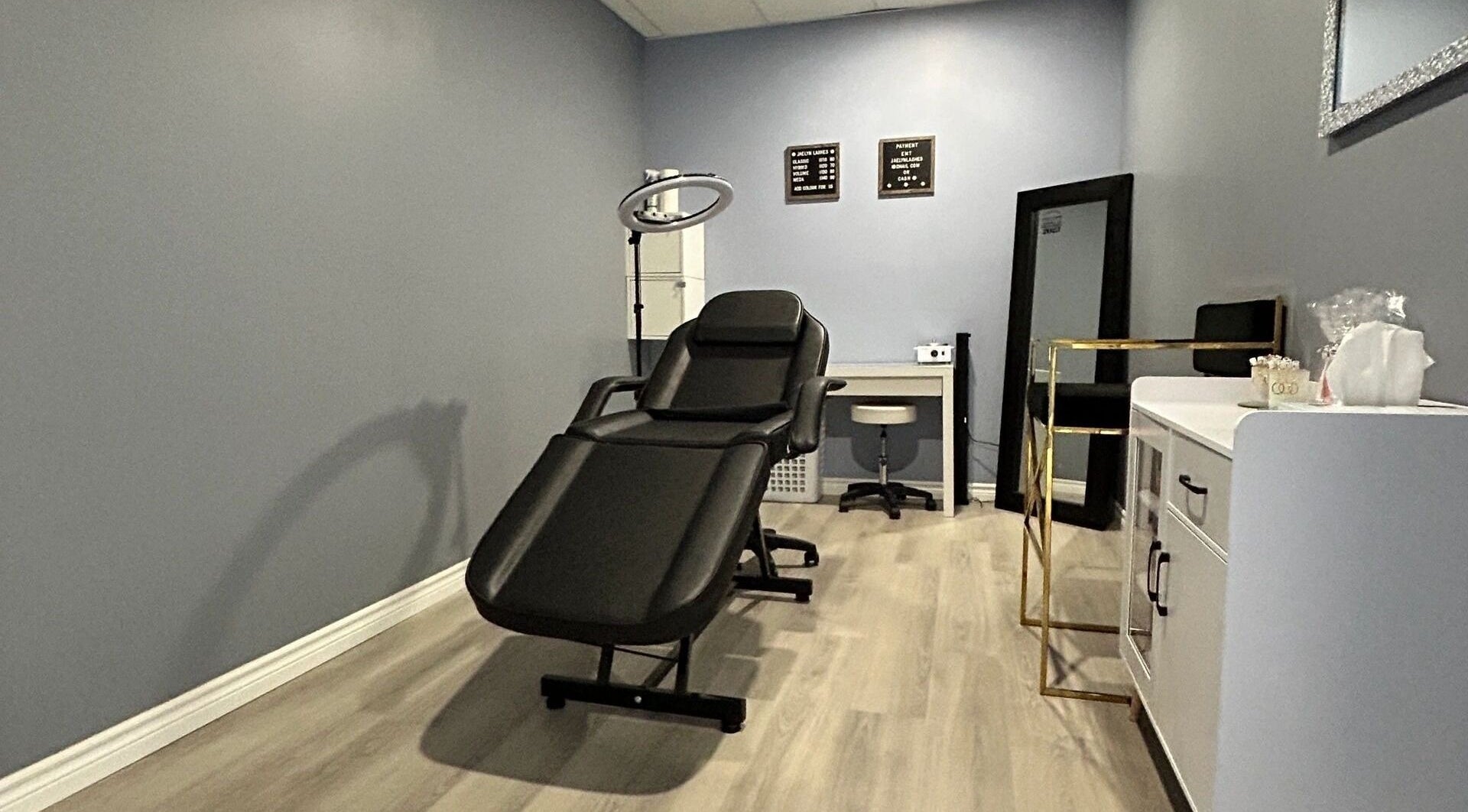 Tranquil treatment room at Ella Wellness Studio, Hamilton, Ontario, CA.