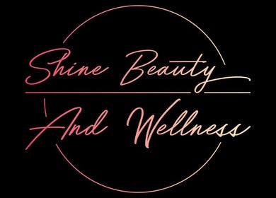 Elegant neon logo of Shine Beauty and Wellness in Overland Park, Kansas, US.