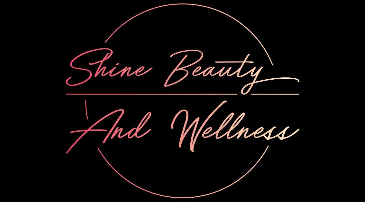 Elegant neon logo of Shine Beauty and Wellness in Overland Park, Kansas, US.