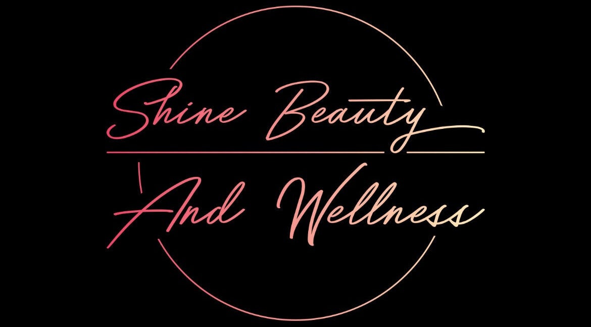 Elegant neon logo of Shine Beauty and Wellness in Overland Park, Kansas, US.
