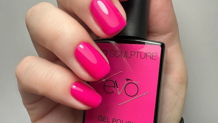 Manicured nails with vibrant pink gel polish at The Nail Garden - Howick, Howick, Kwazulu-natal, ZA.