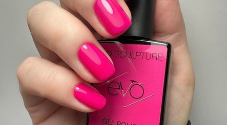 Manicured nails with vibrant pink gel polish at The Nail Garden - Howick, Howick, Kwazulu-natal, ZA.