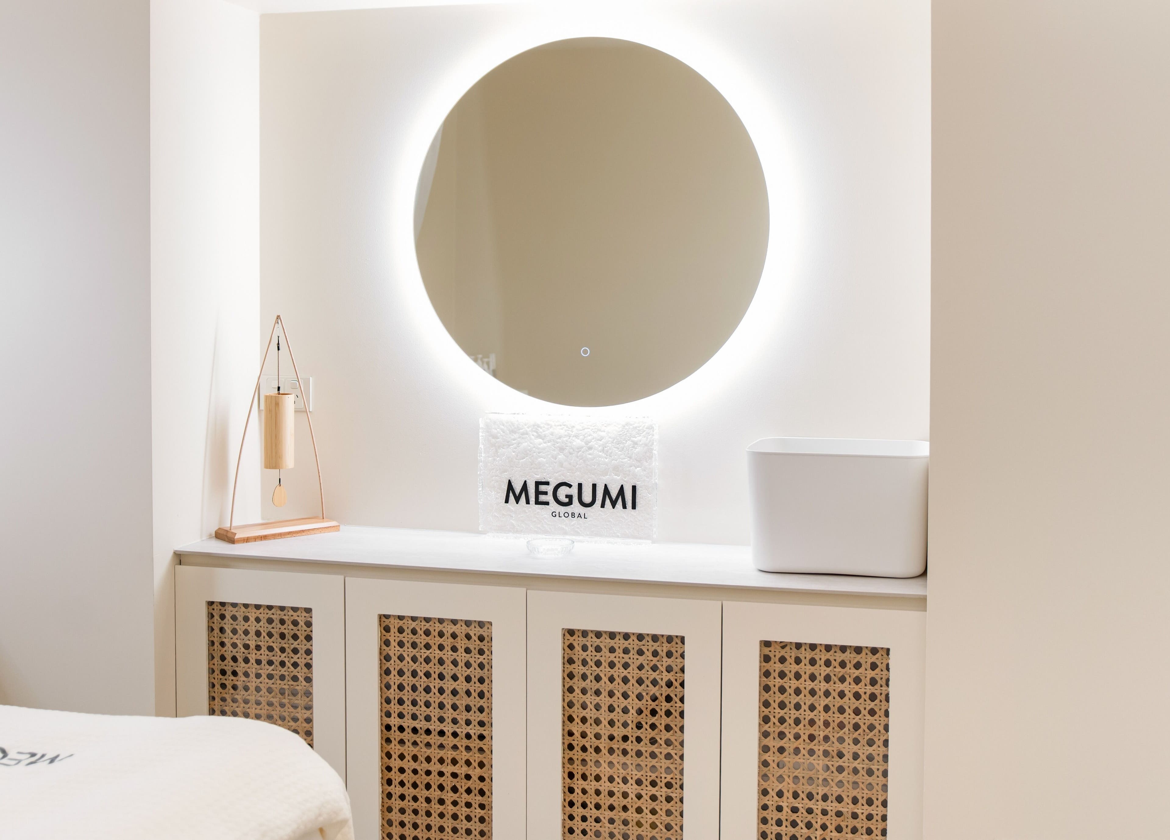 Elegant wellness room at MEGUMI GLOBAL, Sydney, New South Wales, AU, featuring modern decor and soothing ambiance.