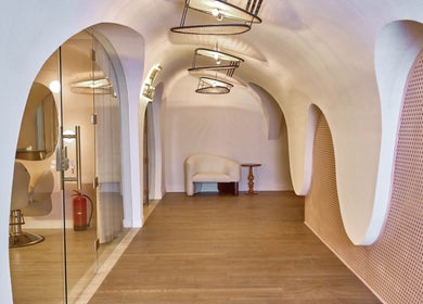 Elegant interior of Obar Beauty in Riyadh, Riyadh Province, SA with modern design and seating area.