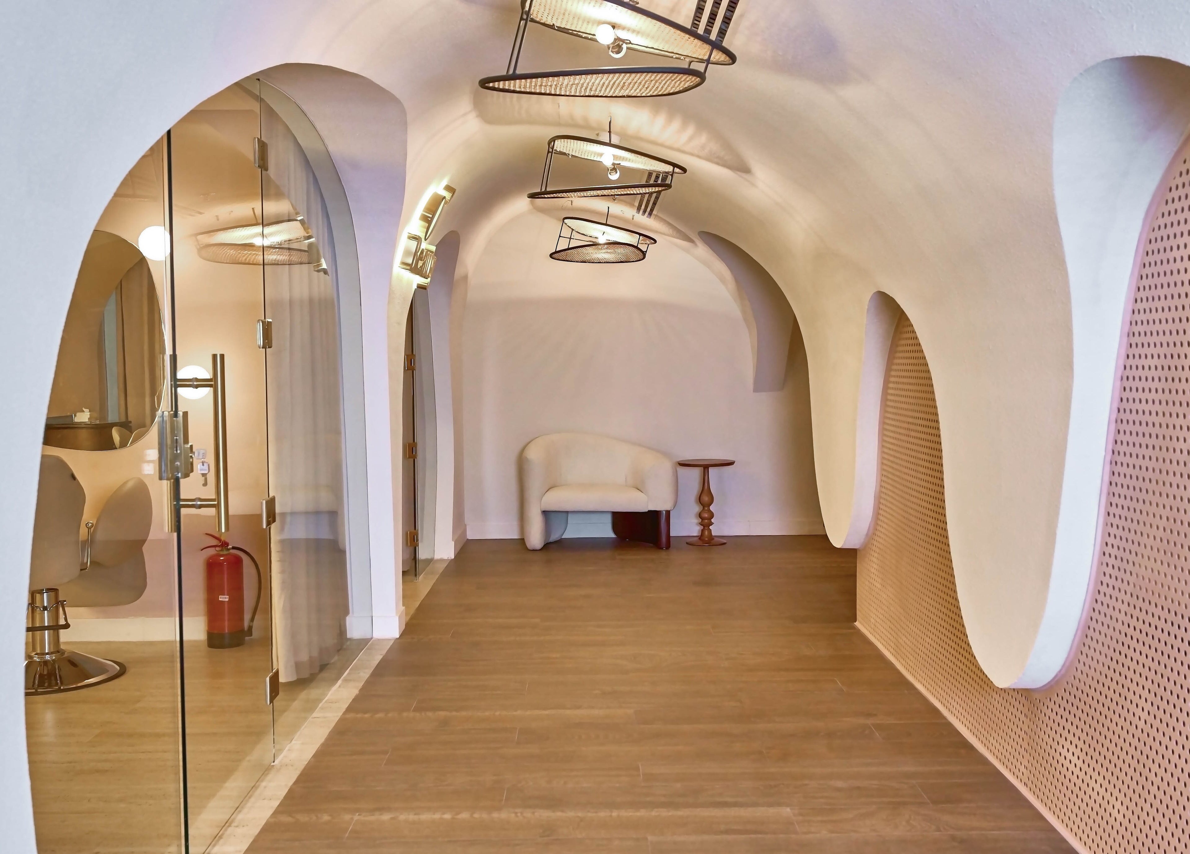 Elegant interior of Obar Beauty in Riyadh, Riyadh Province, SA with modern design and seating area.