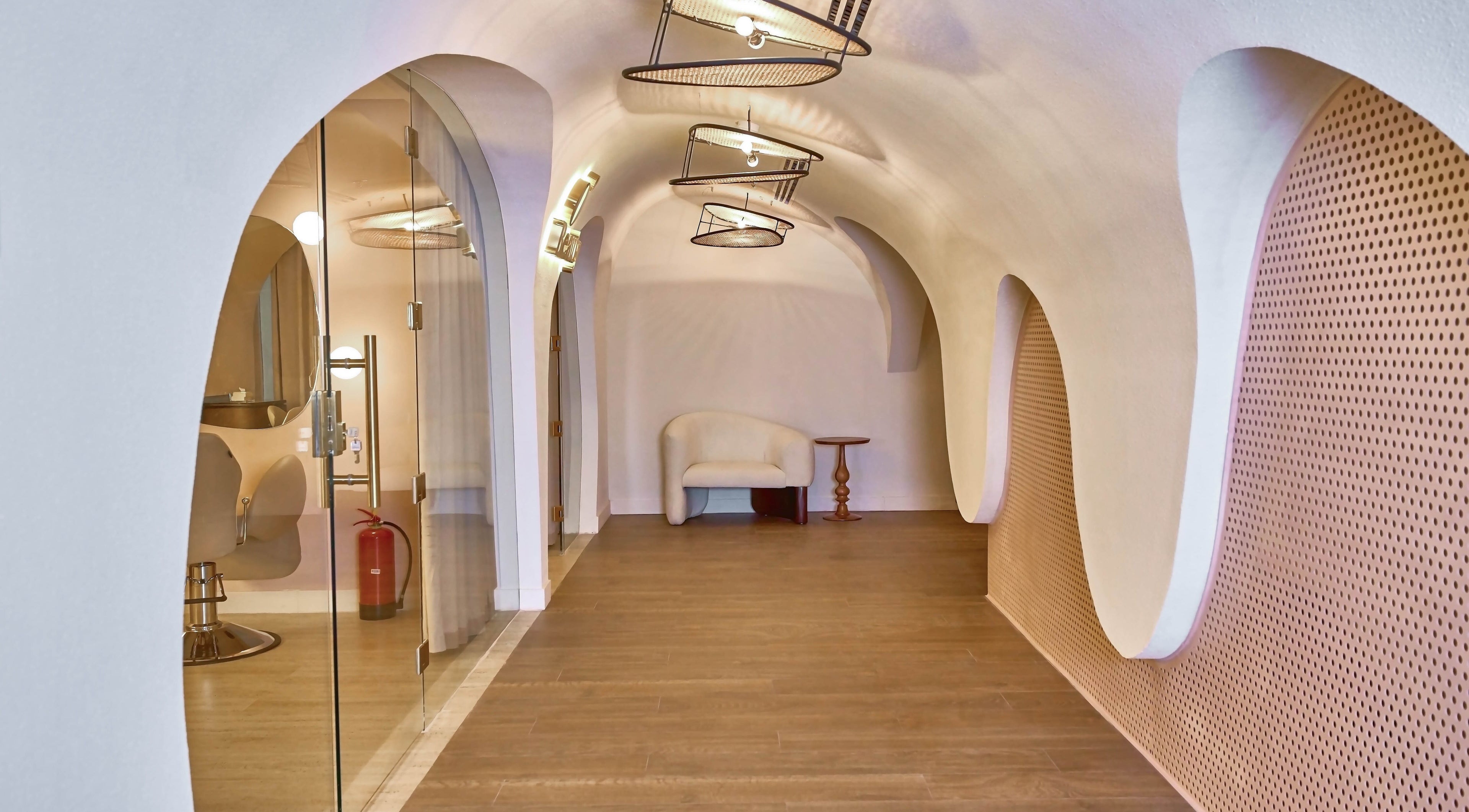 Elegant interior of Obar Beauty in Riyadh, Riyadh Province, SA with modern design and seating area.