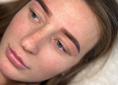 Well-shaped eyebrows at Charlie May’s Beauty Room, Wallington, England, GB provide a refined look.