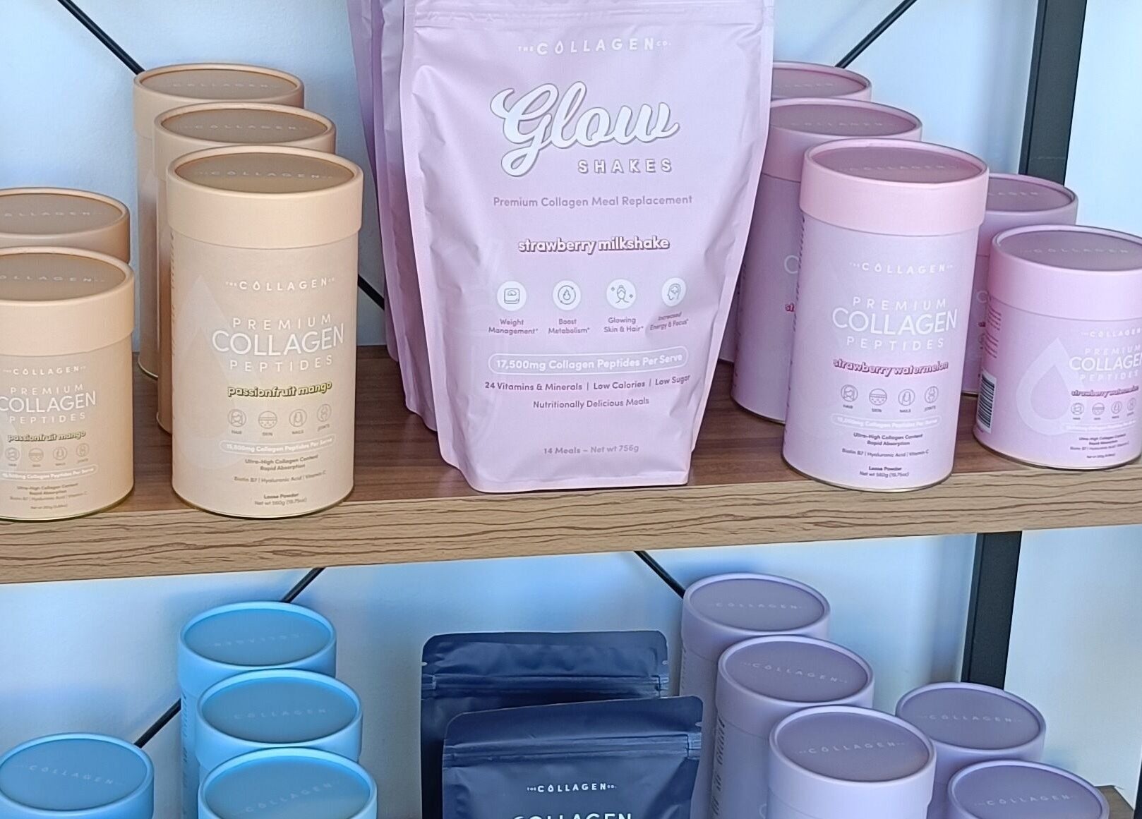 Collagen products on display at Bella Rose by Debbie, Lathlain, Western Australia, AU, enhancing beauty and wellness.