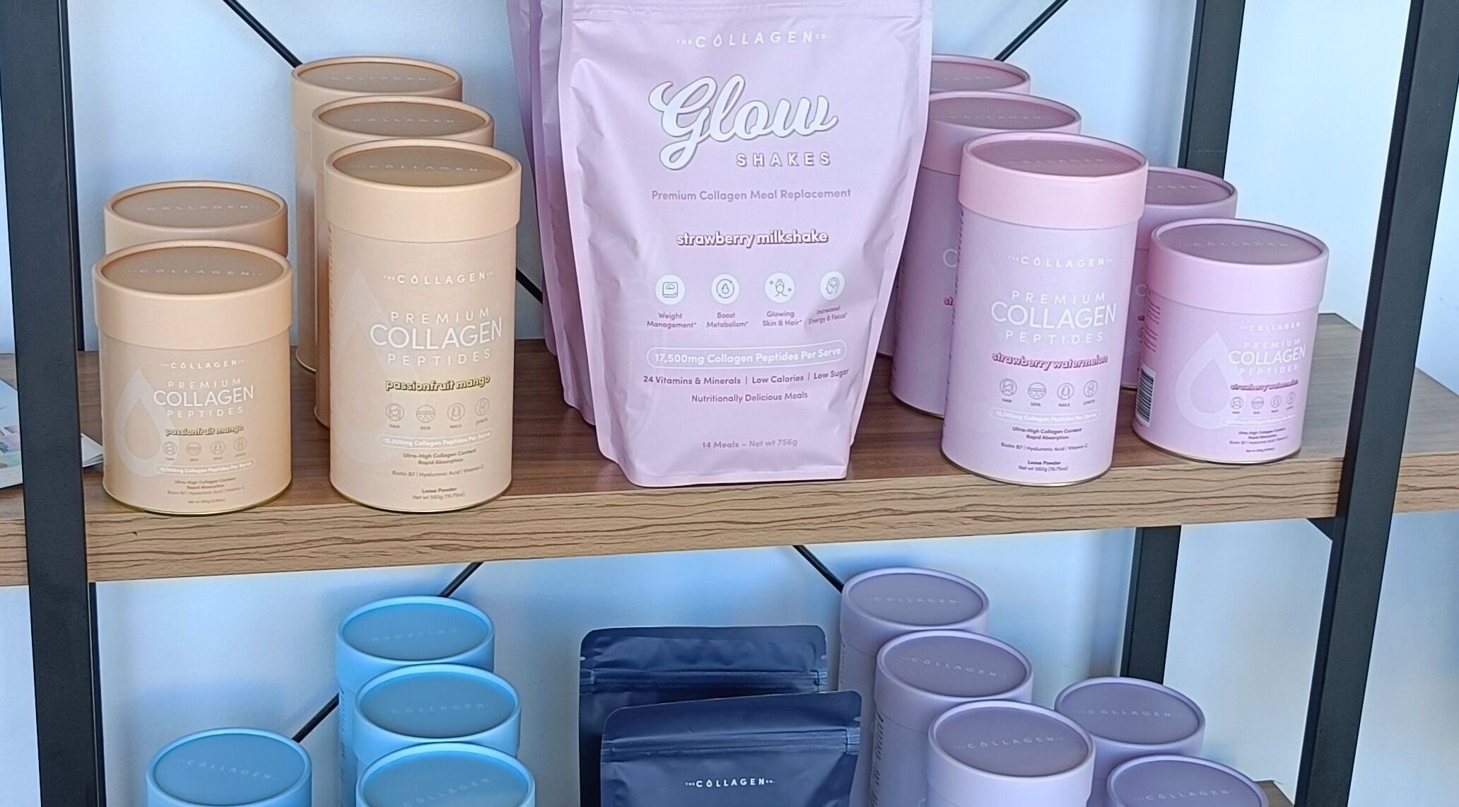 Collagen products on display at Bella Rose by Debbie, Lathlain, Western Australia, AU, enhancing beauty and wellness.