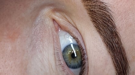 Close-up of expertly sculpted eyebrow at Bella Rose by Debbie, Lathlain, Western Australia, AU.