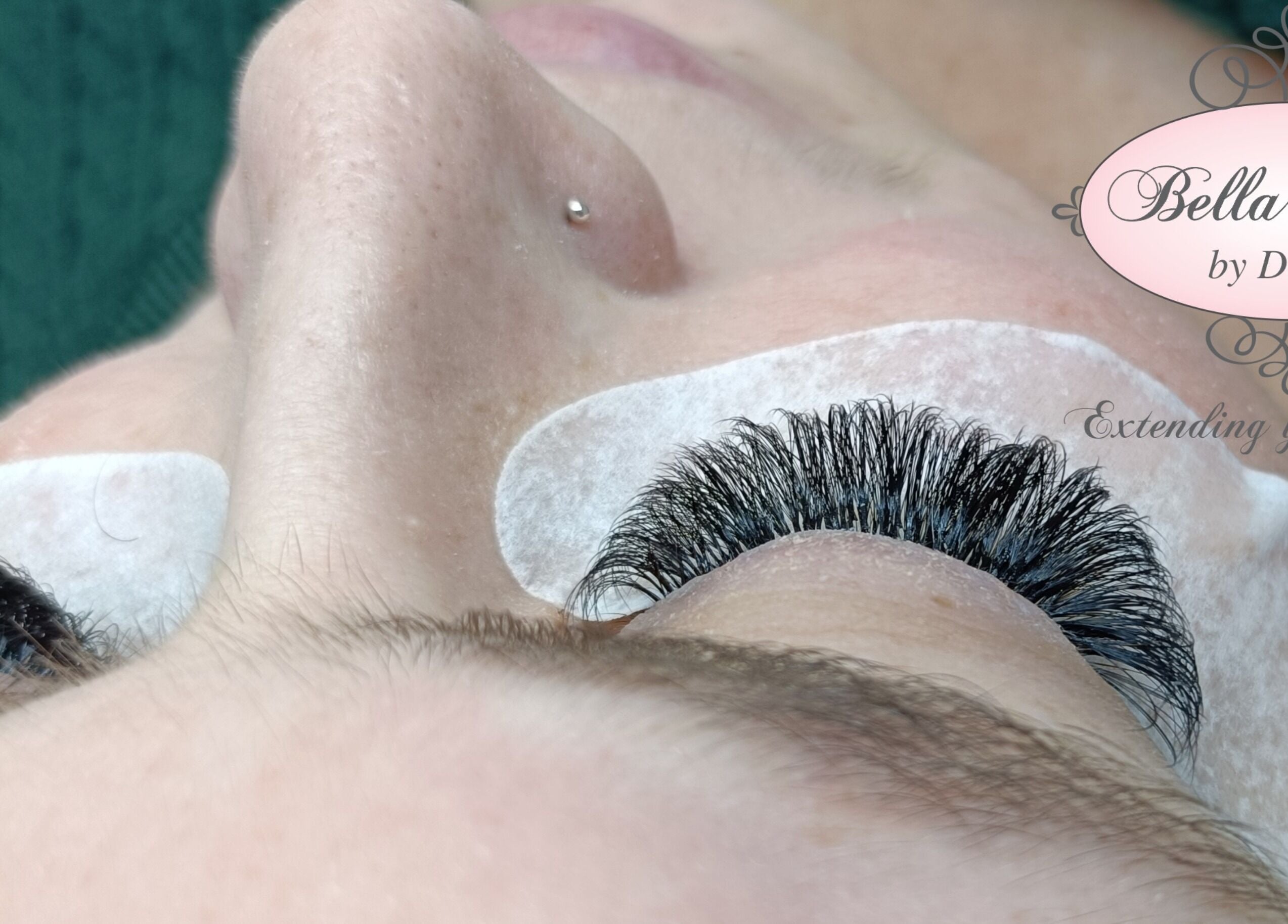Eyelash extensions application at Bella Rose by Debbie, Lathlain, Western Australia, AU.