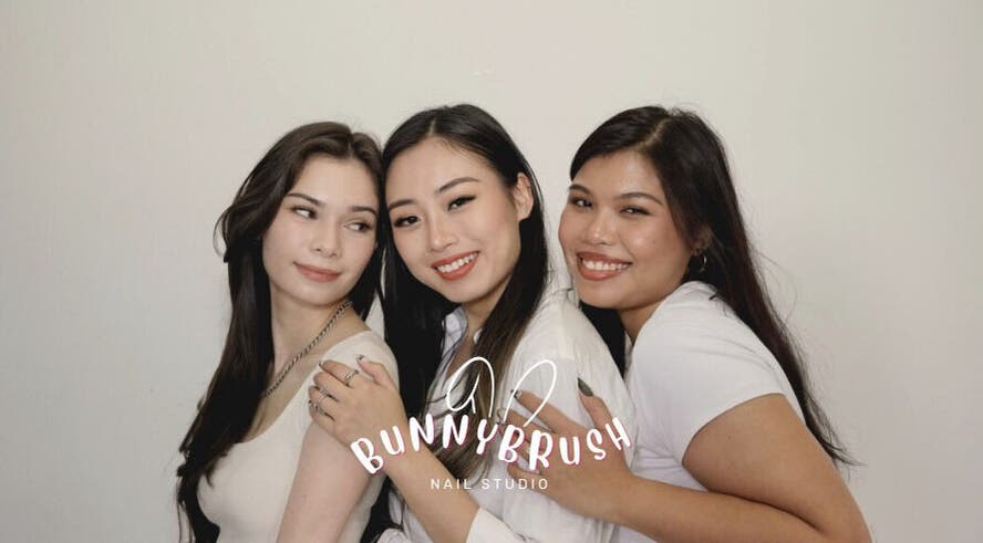 Smiling group at Bunny Brush Nail Studio, Petaling Jaya, Selangor, MY.