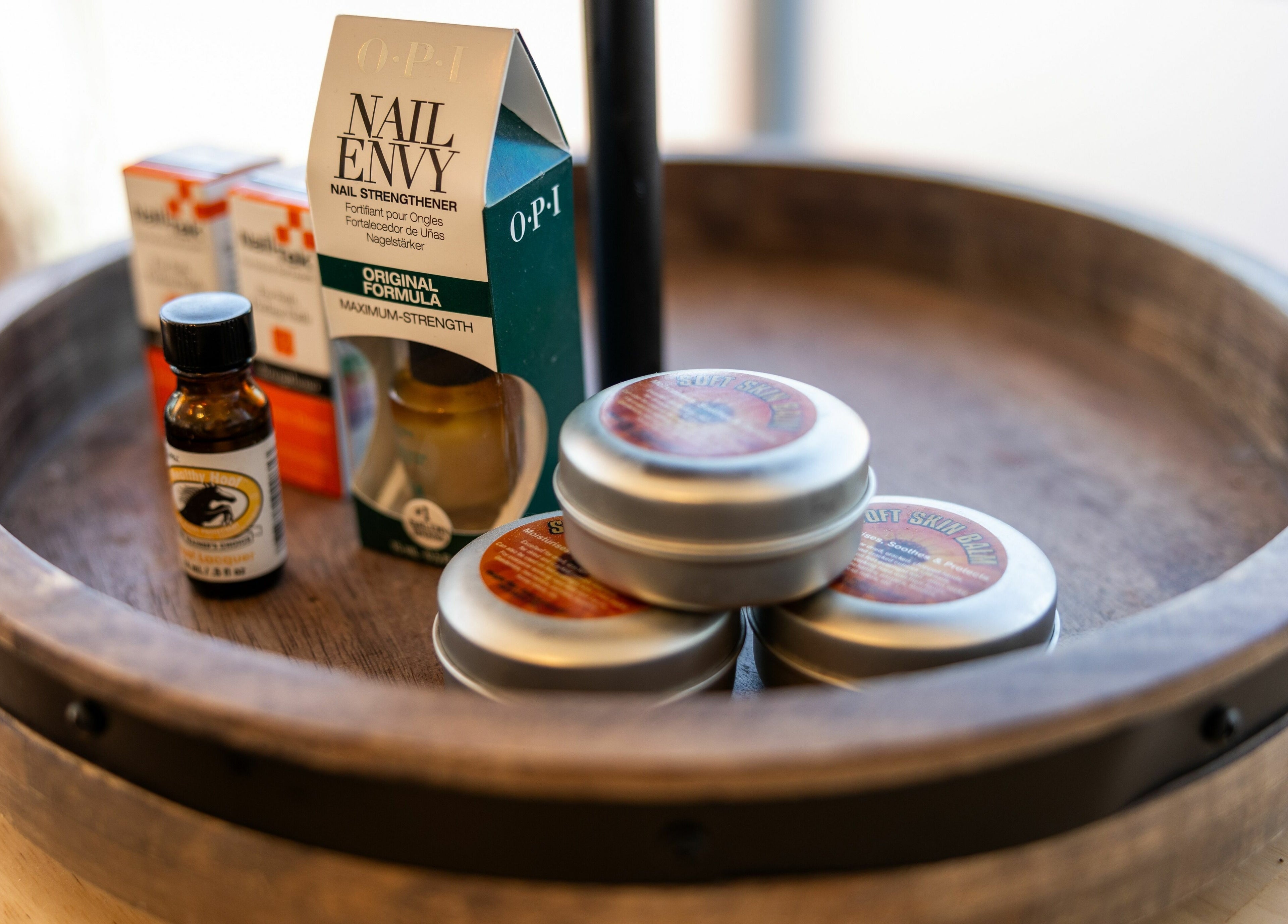 Beauty products displayed at La Coeur - Rosebery, Rosebery, New South Wales, AU.