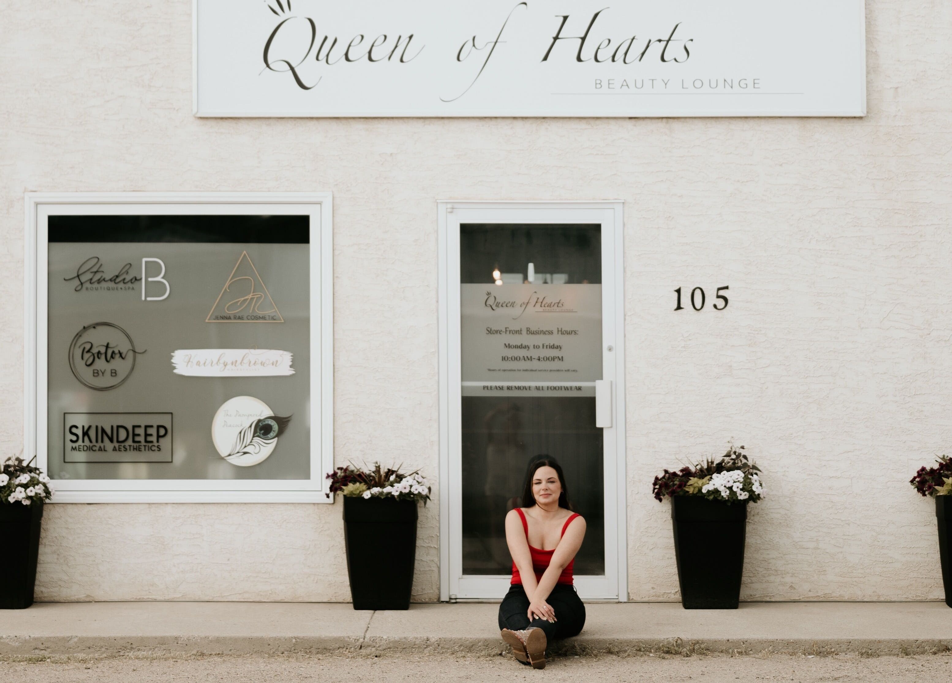 Exterior view of Skin Deep Medical Aesthetics, Carlyle, Saskatchewan, CA with a stylish entrance.