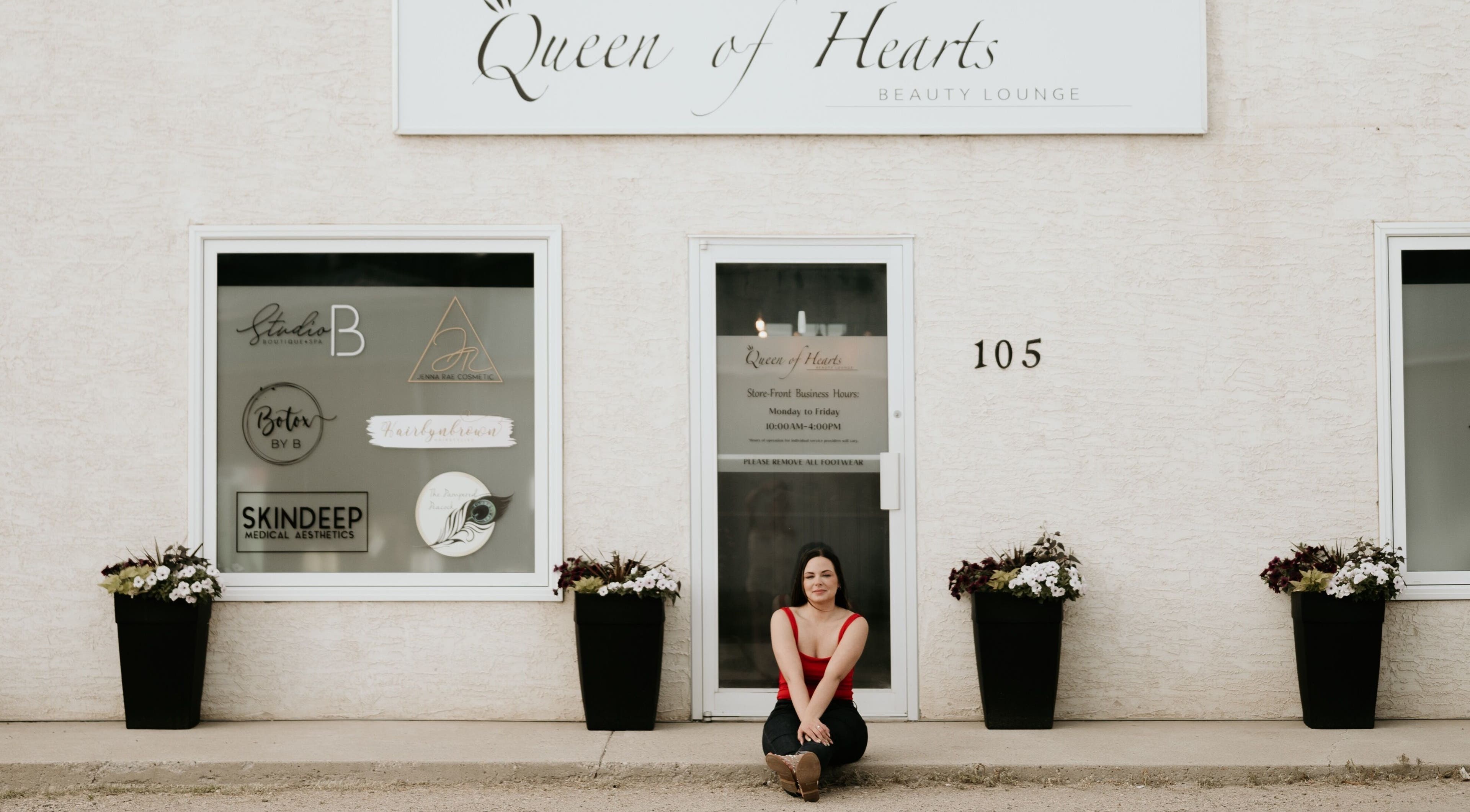 Exterior view of Skin Deep Medical Aesthetics, Carlyle, Saskatchewan, CA with a stylish entrance.