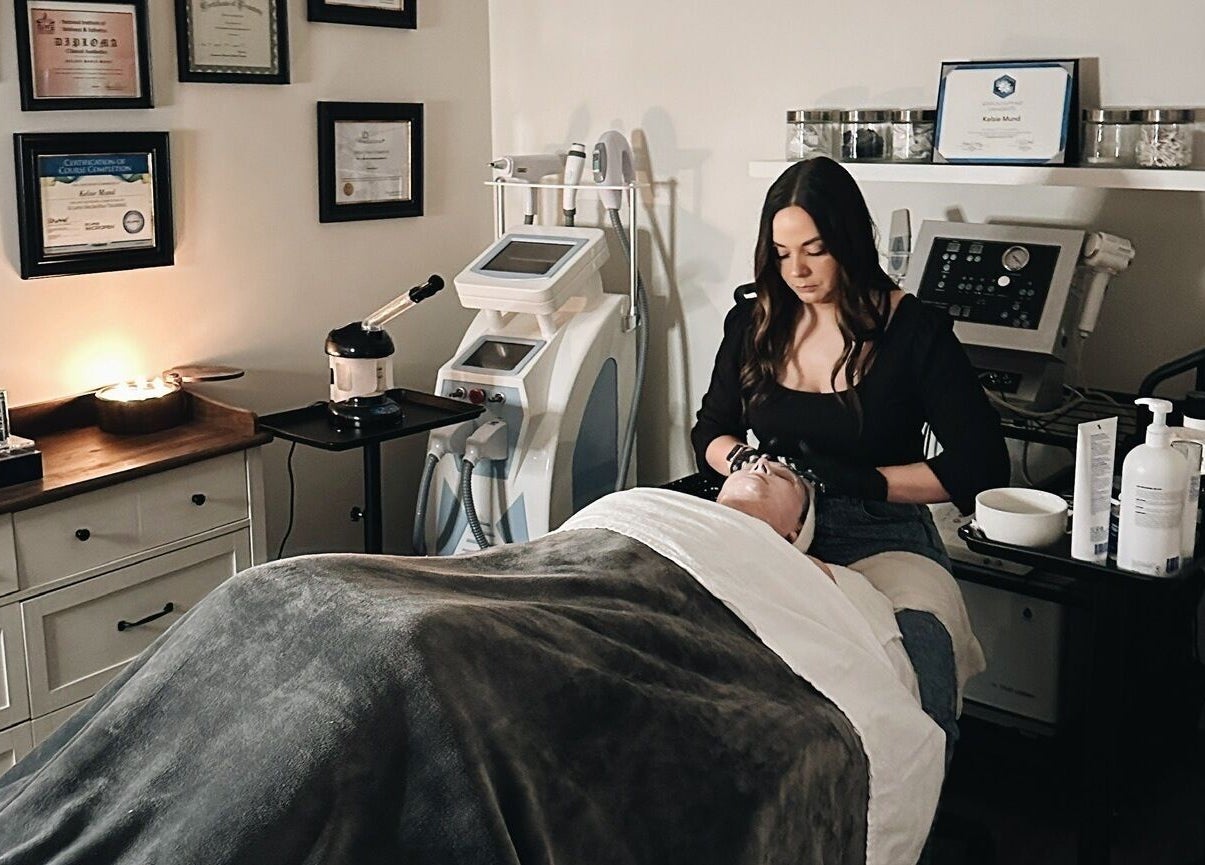 Professional skincare treatment at Skin Deep Medical Aesthetics, Carlyle, Saskatchewan, CA.