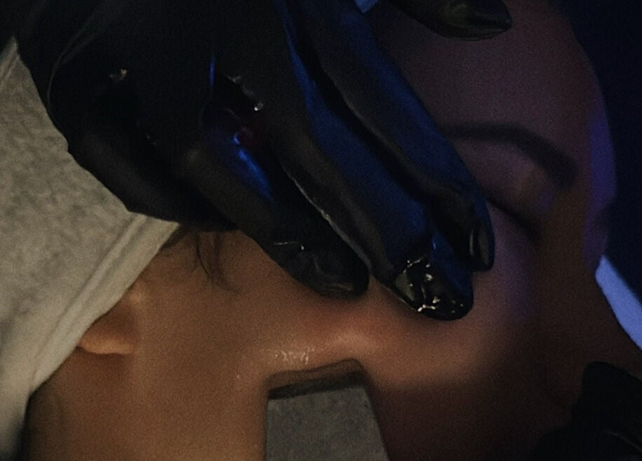 Professional facial treatment at Skin Deep Medical Aesthetics, Carlyle, Saskatchewan, CA spa.