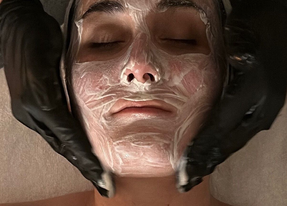 Facial treatment at Skin Deep Medical Aesthetics in Carlyle, Saskatchewan, CA, enhancing skin rejuvenation.