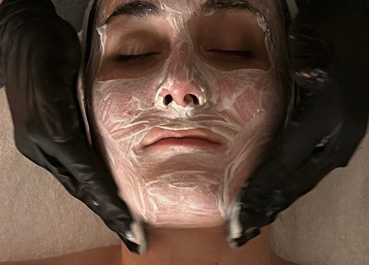 Facial treatment at Skin Deep Medical Aesthetics in Carlyle, Saskatchewan, CA, enhancing skin rejuvenation.