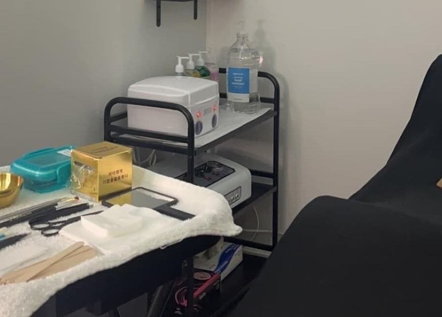 Spa treatment setup at Timeless Beauty Bar LLC, Chillicothe, Missouri, US.