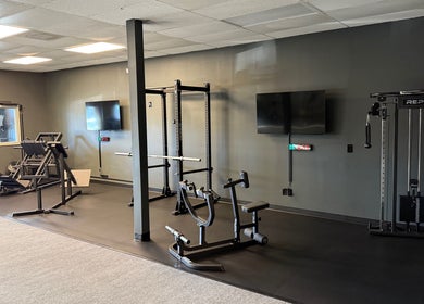 State-of-the-art gym equipment at TNT Personal Training Studio in Duluth, Georgia, US.