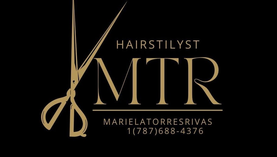 Logo dorado de Mariela Torres Hair Stilyst en Dunamis Salón & SPA, San Juan, San Juan, PR.