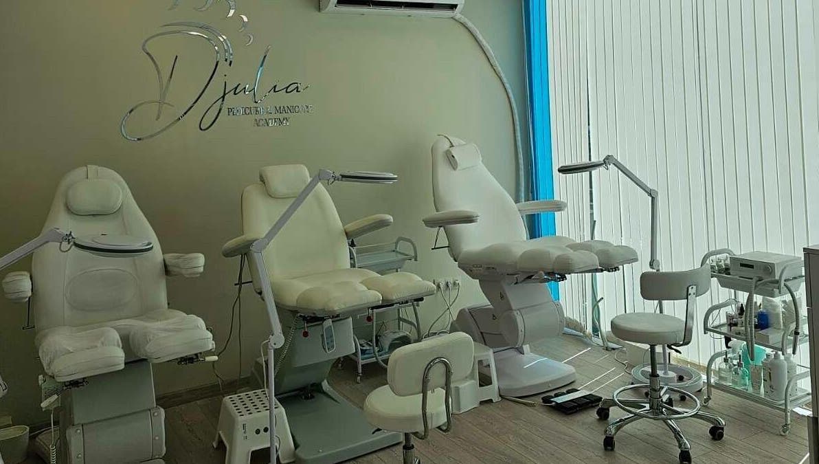 Spacious and modern interior of Djulia - Терапевтичен педикюр by Daniela Pavlova in Sofia, Sofia City Province, BG.