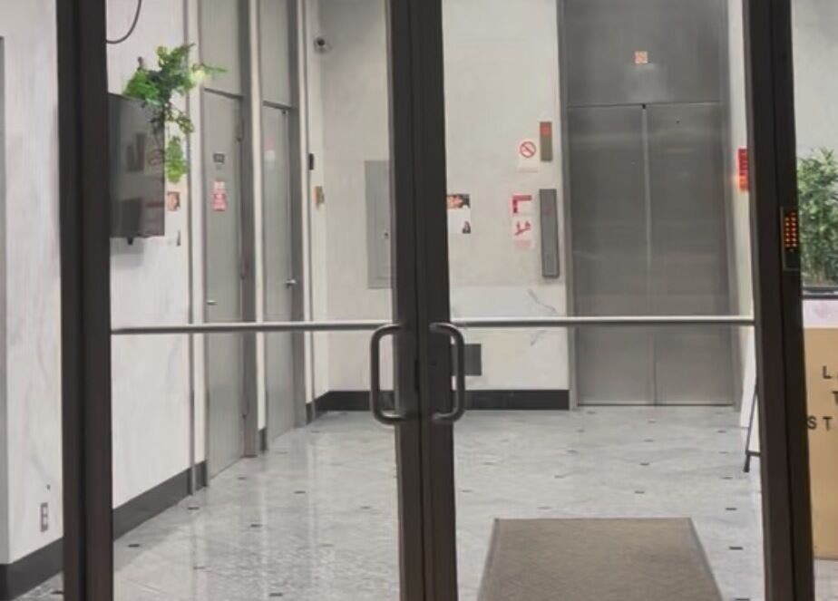 Entrance of Sunee Massage Bodywork and Spa LLC, Falls Church, Virginia, US with sleek, modern decor.