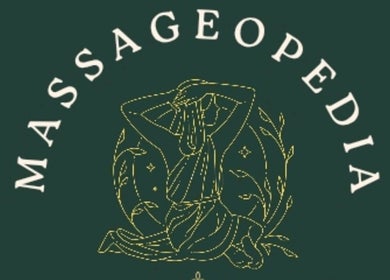 Massageopedia logo featuring serene artwork at Edmonton, Alberta, CA.